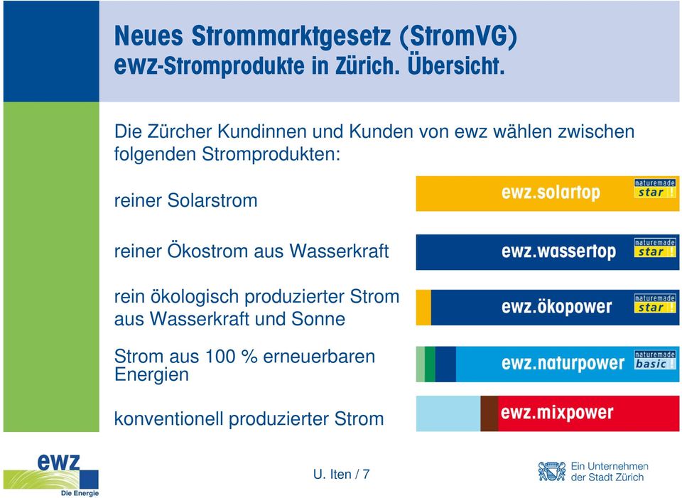 Ökostrom aus Wasserkraft rein ökologisch produzierter Strom aus Wasserkraft