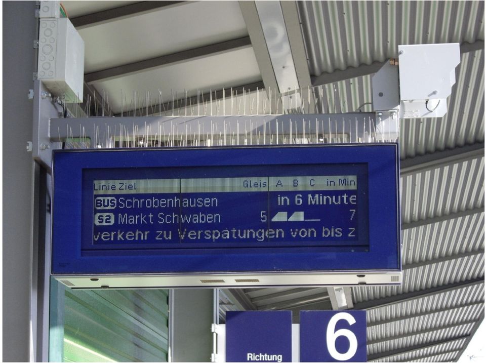 Maßnahmen U-Bahn Stellwerkstechnik, Funk-LAN, RBL 126 Zuganzeiger (TFT) an U-Bahnsteigen 33 DEFAS Vorankündigungsanzeiger (TFT) Maßnahmen S-Bahn Neues DEFAS
