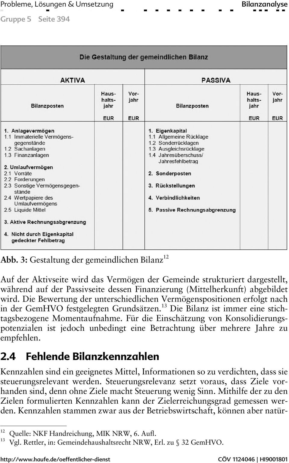 Die Bewertung der unterschiedlichen Vermçgenspositionen erfolgt nach in der GemHVO festgelegten Grundsätzen. 13 Die Bilanz ist immer eine stichtagsbezogene Momentaufnahme.