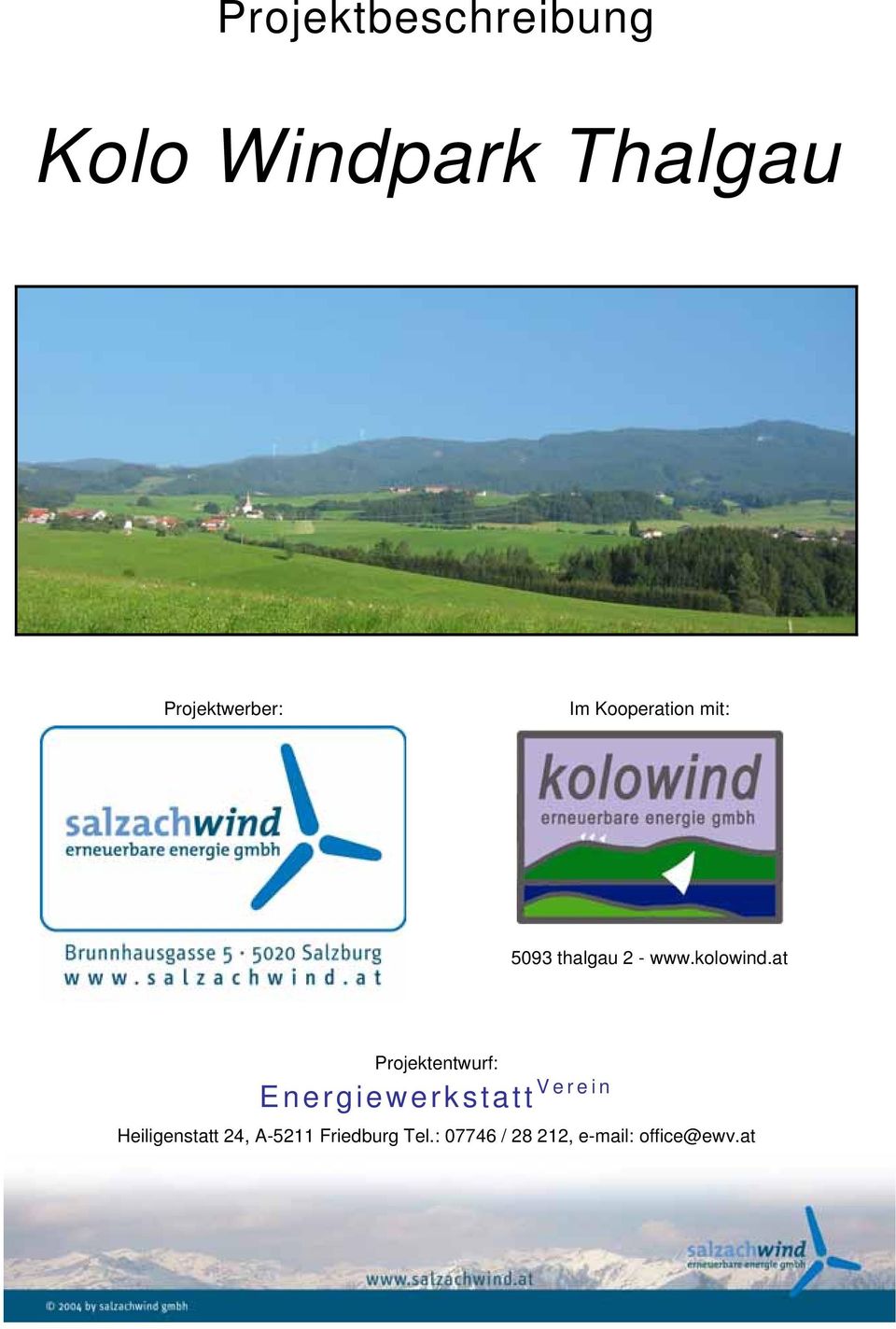 at Projektentwurf: Energiewerkstatt Verein Heiligenstatt