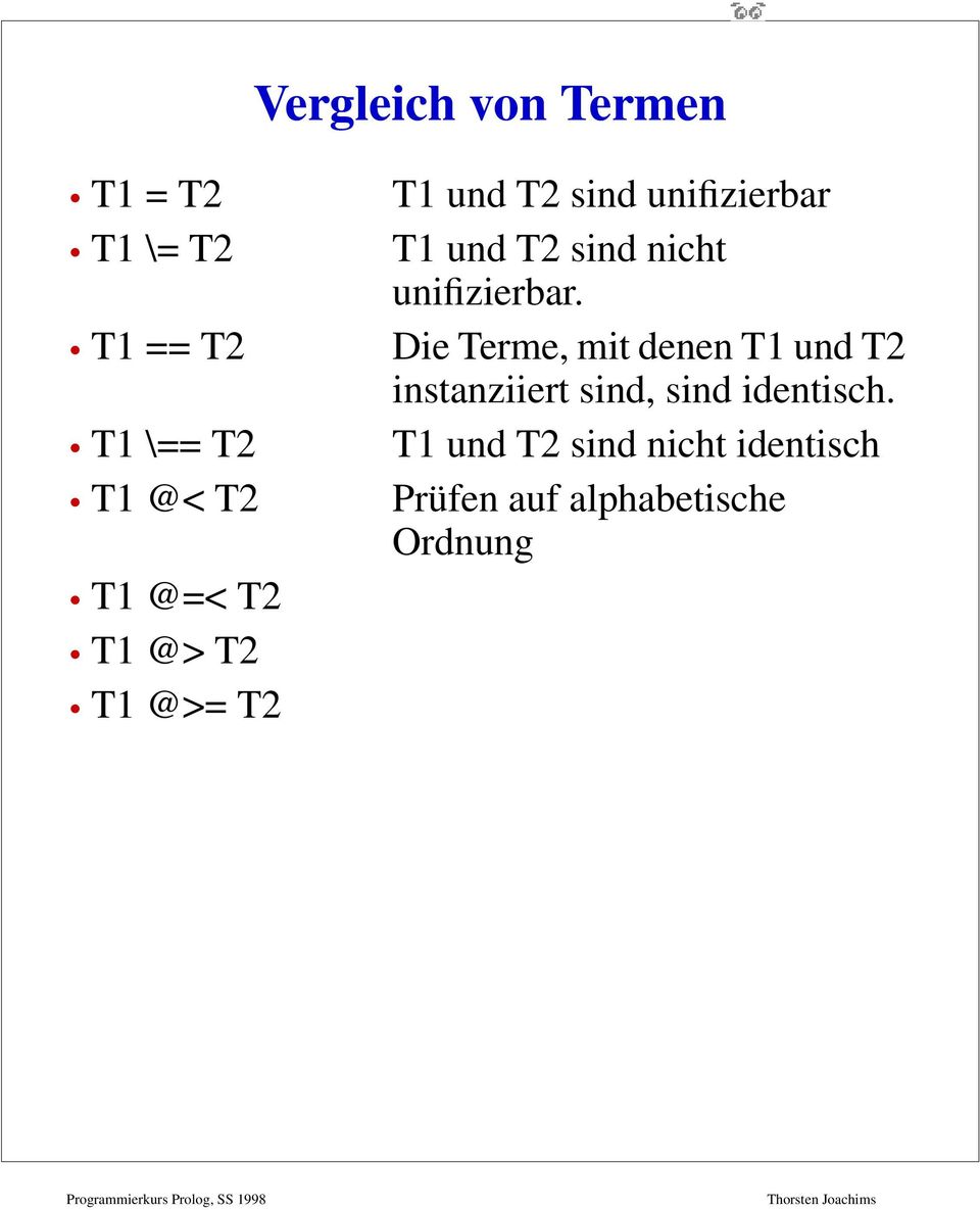 nicht unifizierbar.