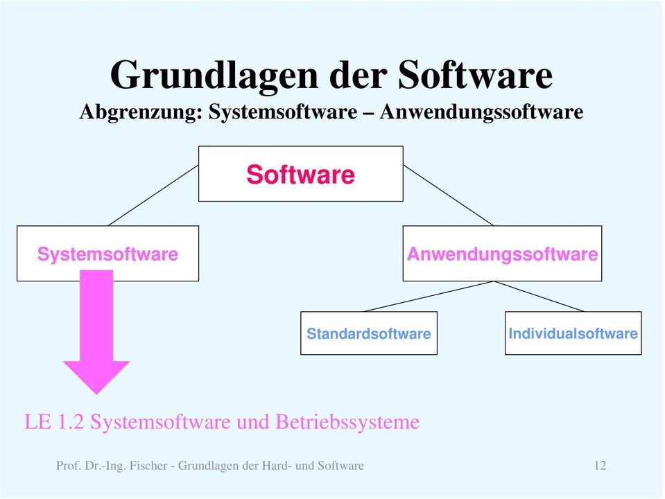 Standardsoftware Individualsoftware LE 1.