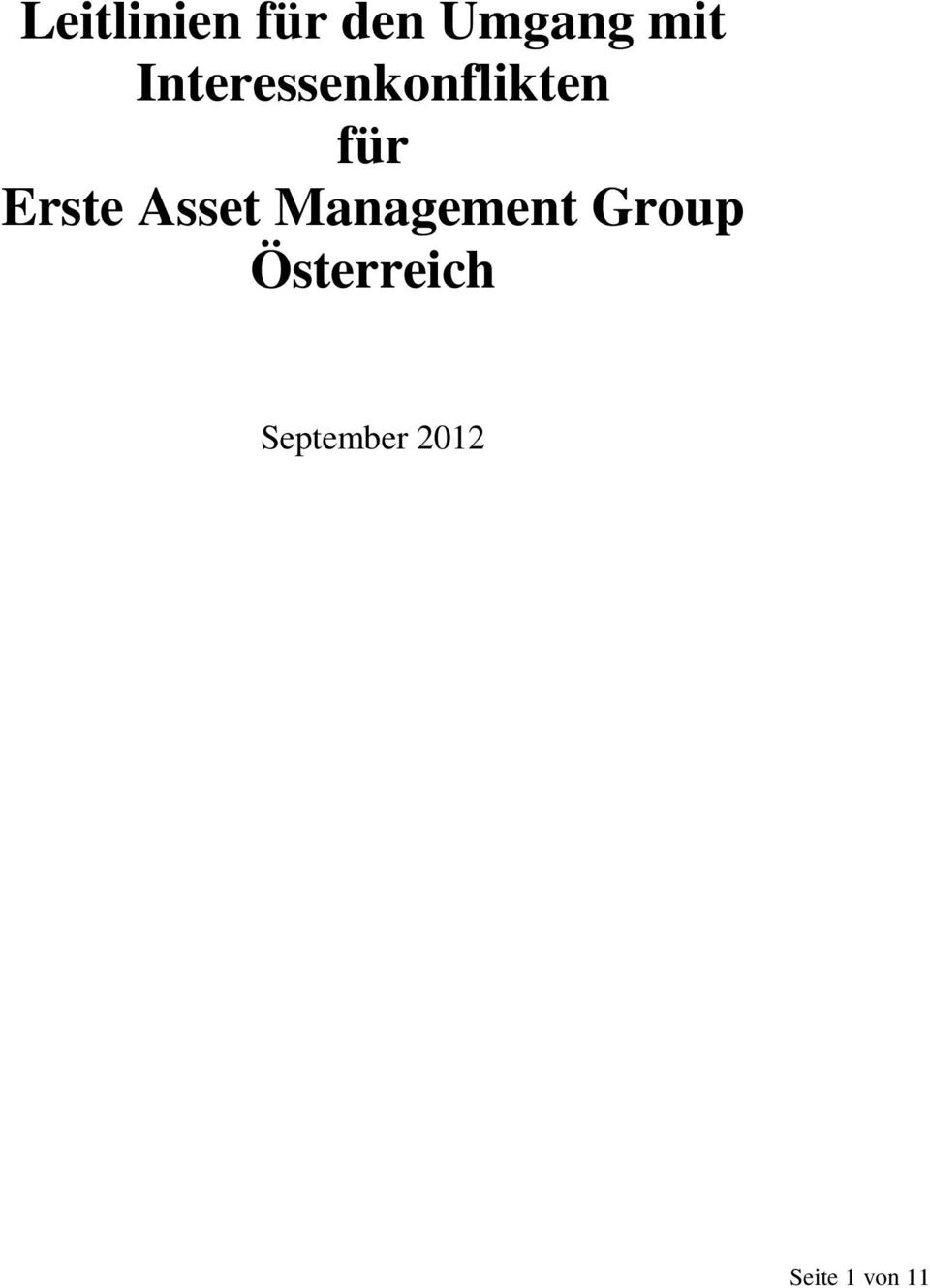 Asset Management Group