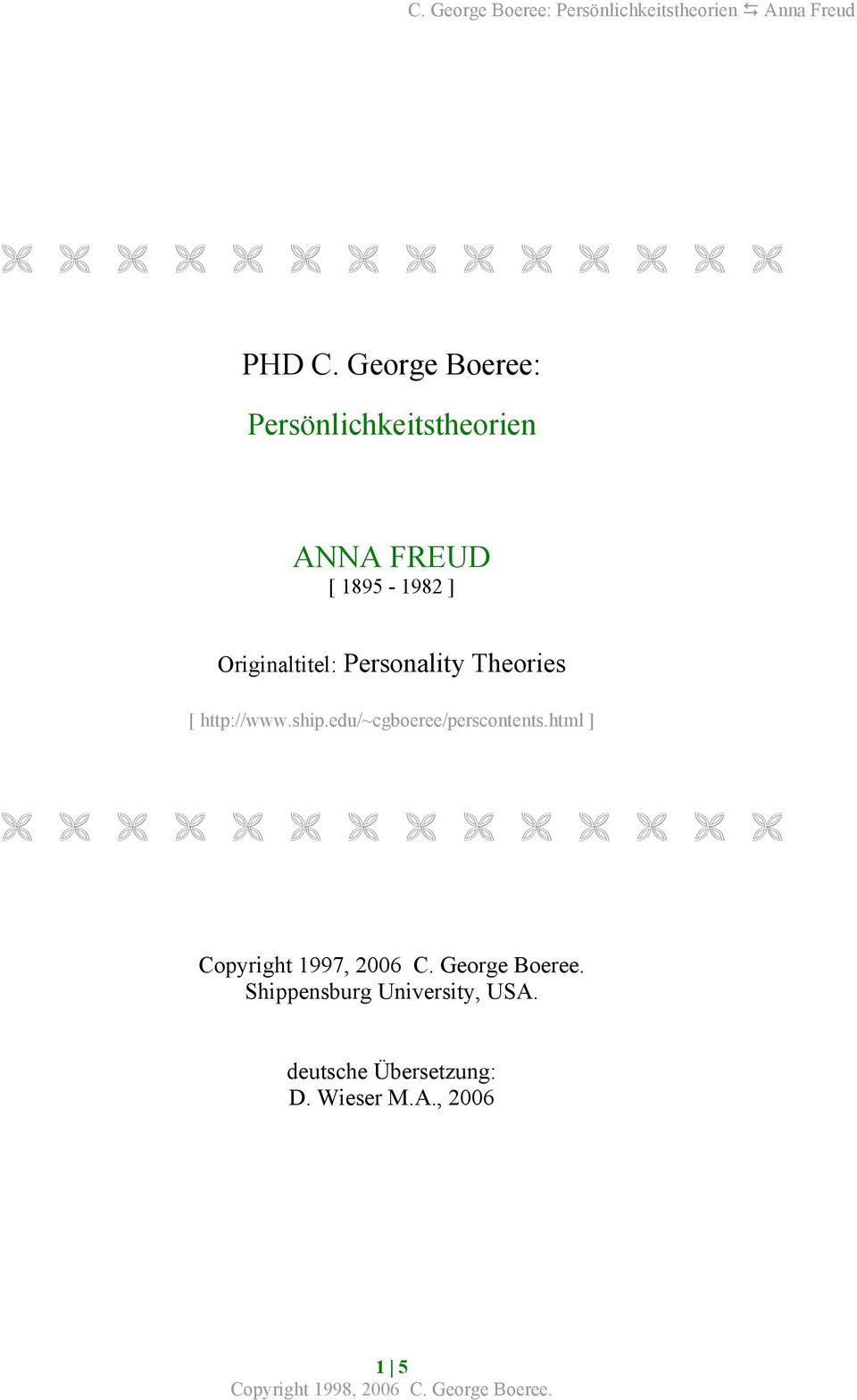 Originaltitel: Personality Theories [ http://www.ship.