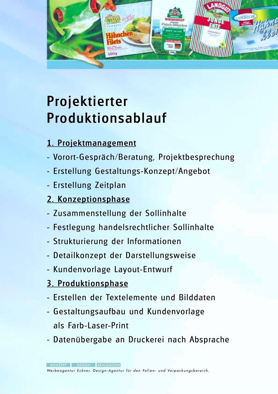 Konzeptionsphase - Zusammenstellung der Sollinhalte - Festlegung handelsrechtlicher Sollinhalte - Strukturierung der Informationen -