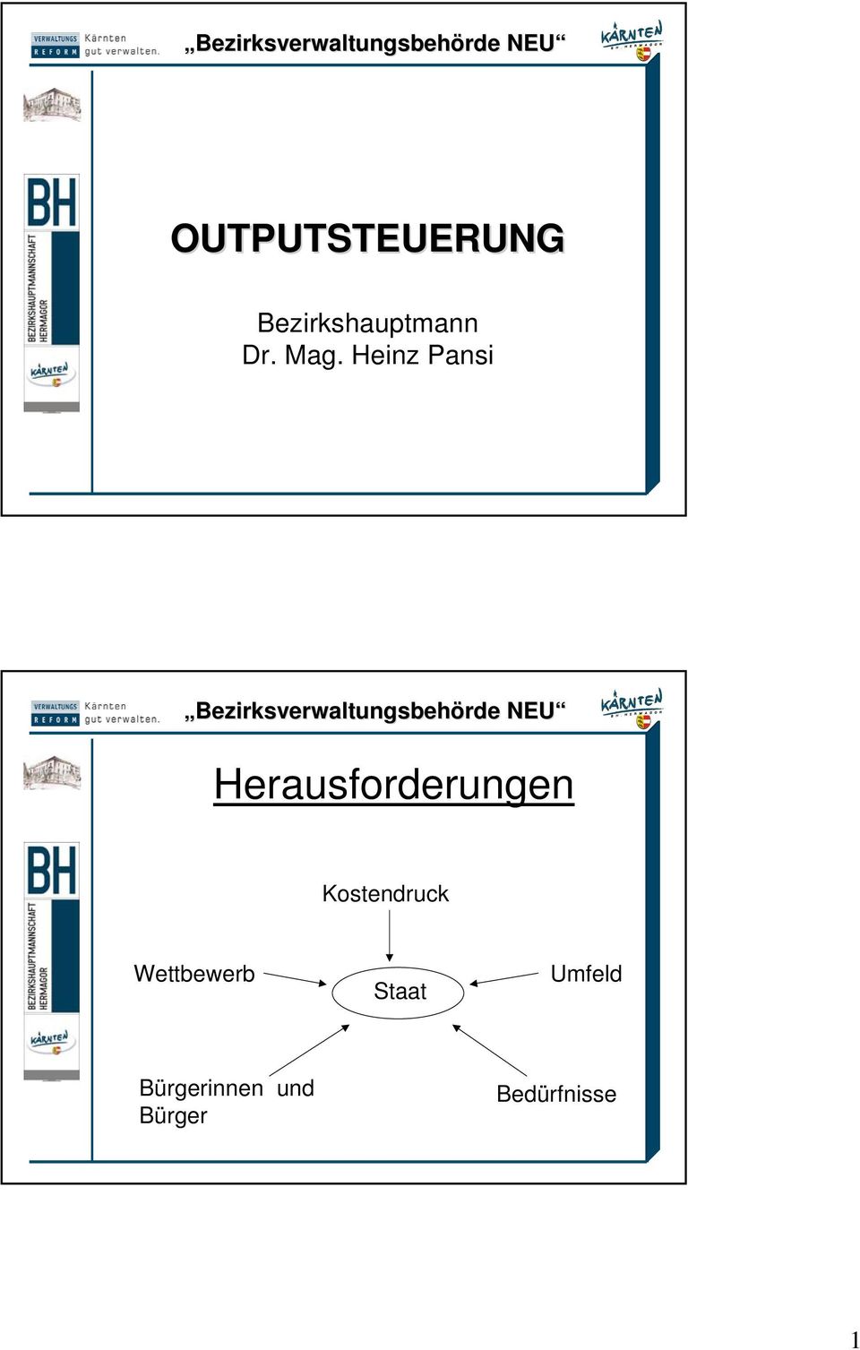 Kostendruck Wettbewerb Staat Umfeld