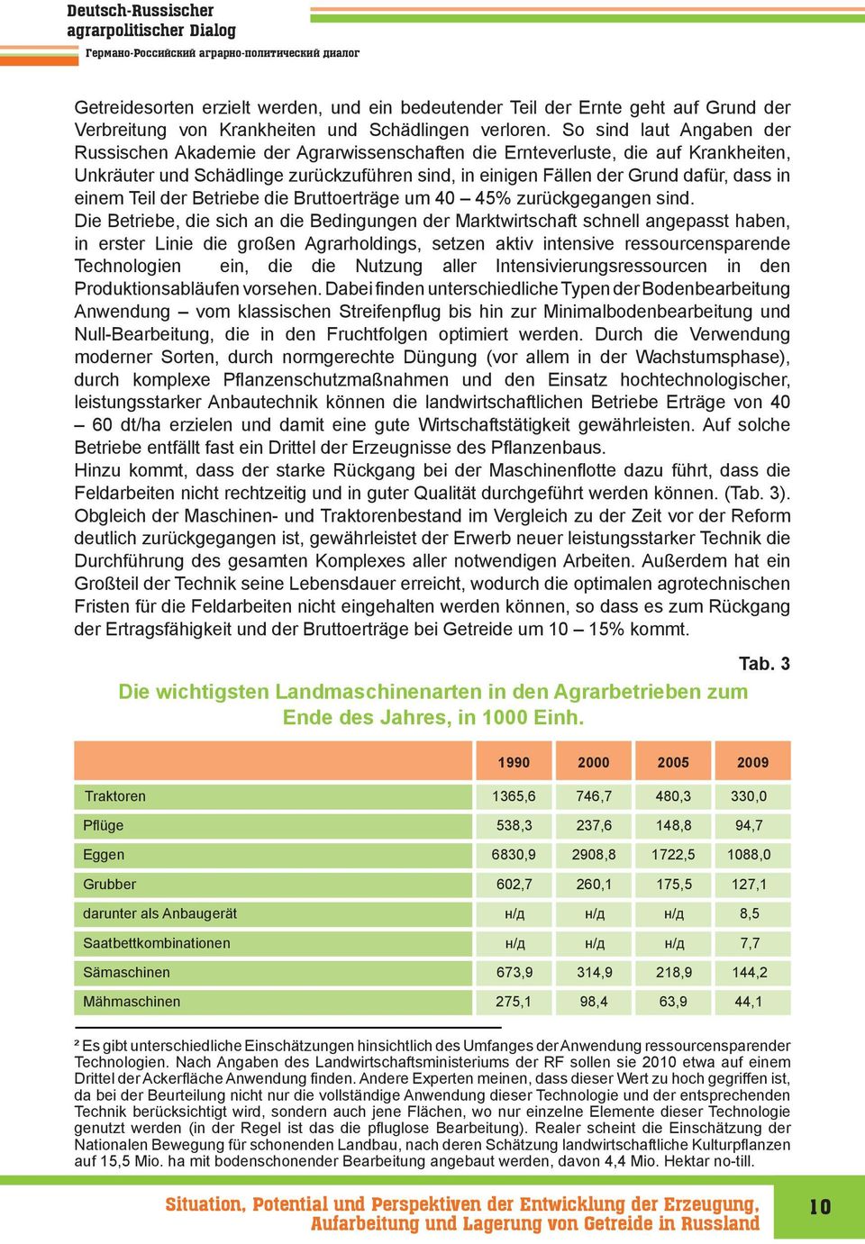 einem Teil der Betriebe die Bruttoerträge um 40 45% zurückgegangen sind.