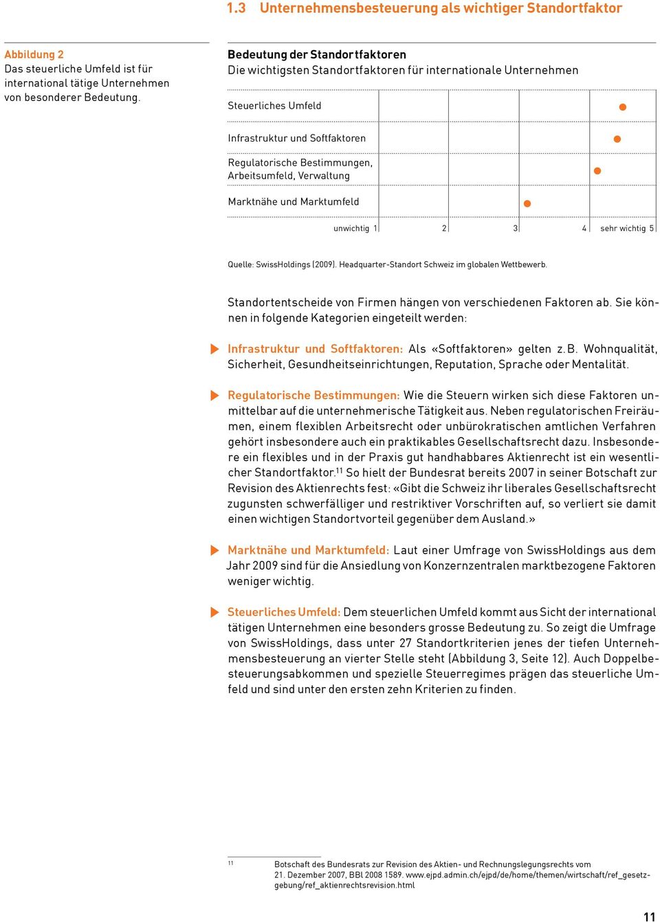 Verwaltung Marktnähe und Marktumfeld unwichtig 1 2 4 sehr wichtig 5 Quelle: SwissHoldings (2009). Headquarter-Standort Schweiz im globalen Wettbewerb.