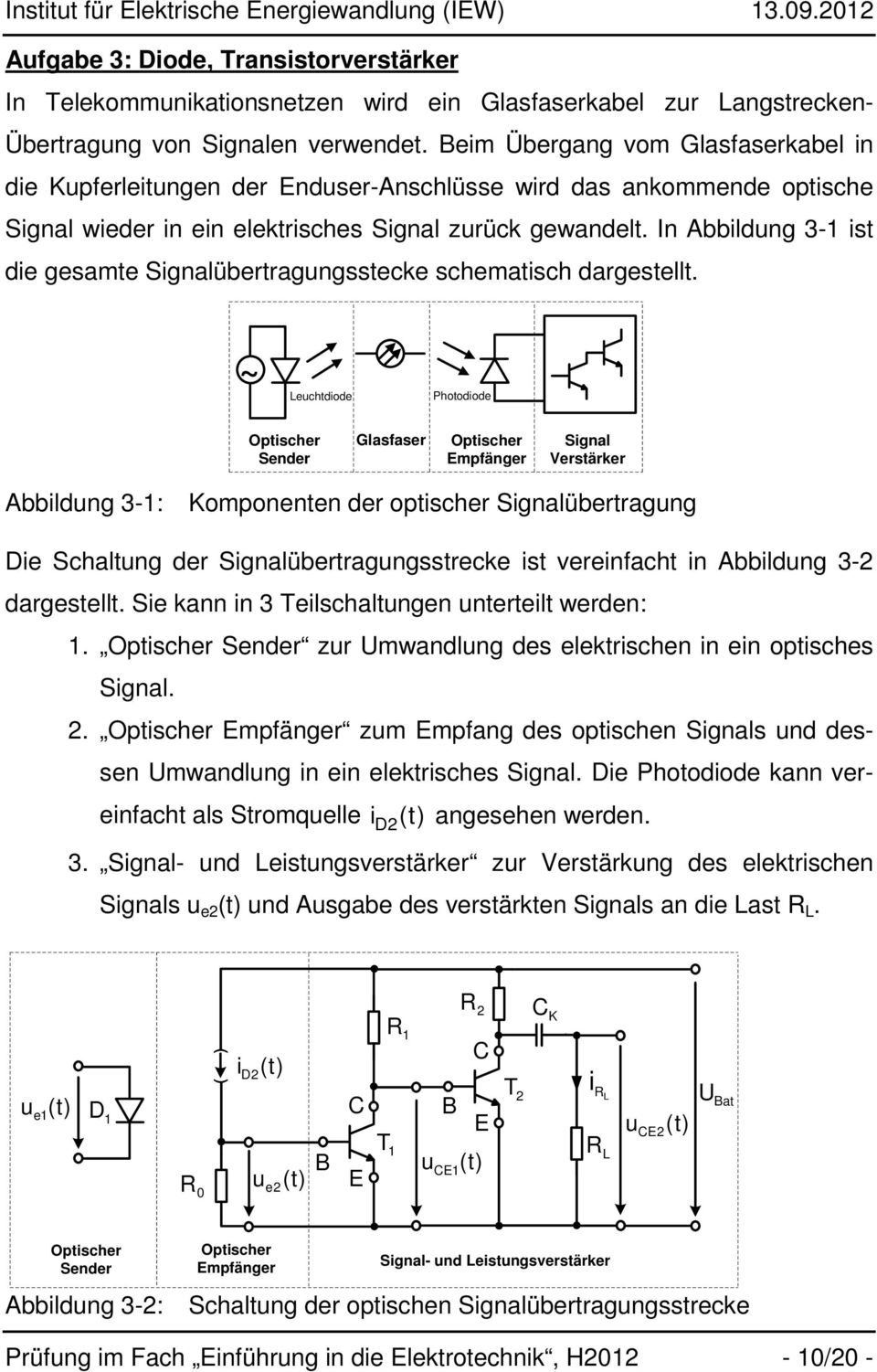 In Abbildung 3-1 ist die gesamte Signalübertragungsstecke schematisch dargestellt.