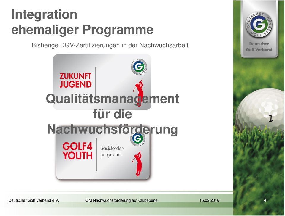 Qualitätsmanagement für die Nachwuchsförderung