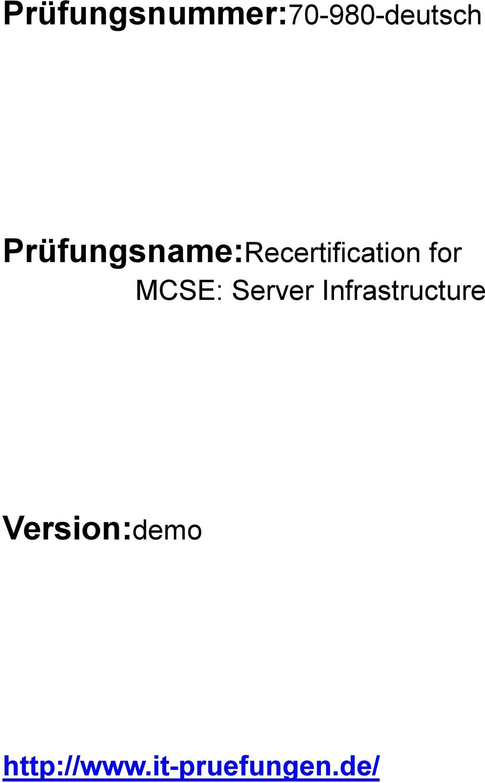 MCSE: Server Infrastructure
