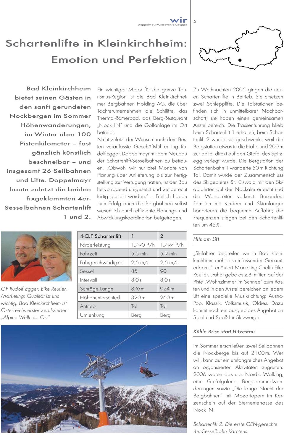 Ein wichtiger Motor für die ganze Tourismus-Region ist die Bad Kleinkirchheimer Bergbahnen Holding AG, die über Tochterunternehmen die Schilifte, das Thermal-Römerbad, das Berg-Restaurant Nock IN und