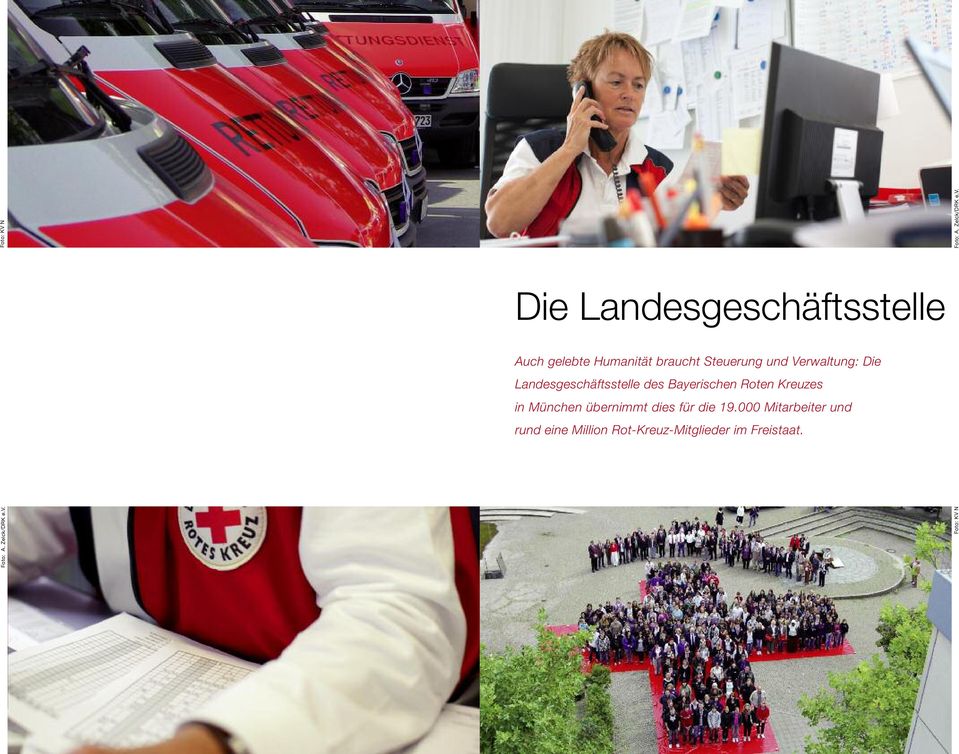 Verwaltung: Die Landesgeschäftsstelle des Bayerischen Roten Kreuzes in München