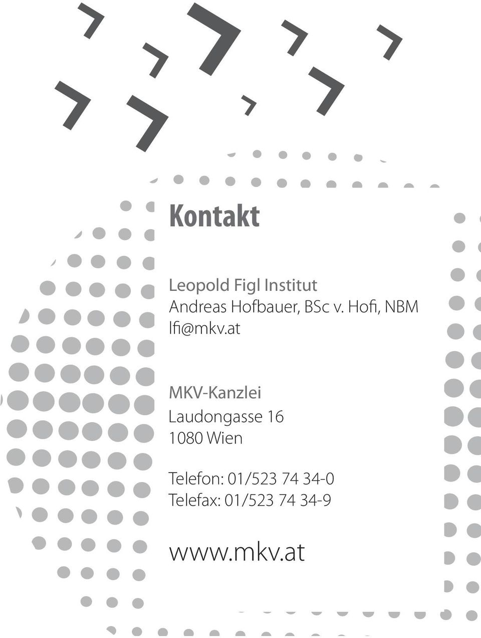 at MKV-Kanzlei Laudongasse 16 1080 Wien