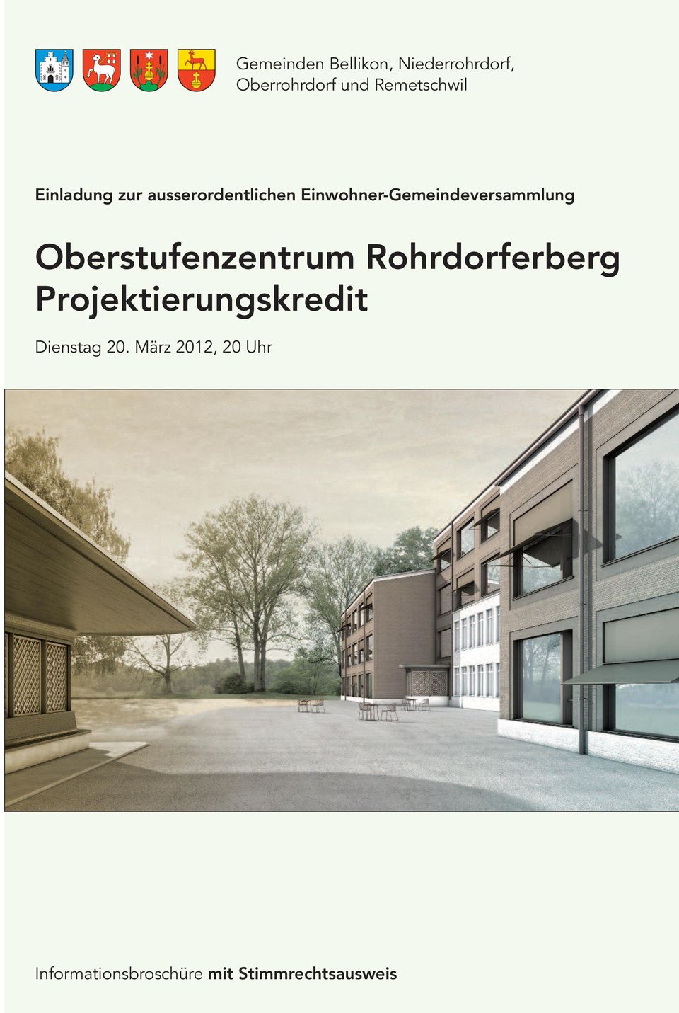 Oberstufenzentrum Rohrdorferberg Projektierungskredit Dienstag
