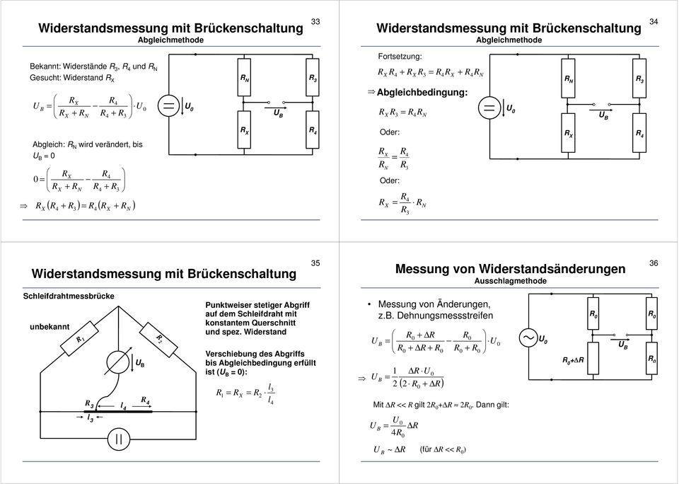 unekannt B l l Punktweser stetger Agrff auf dem Schlefdraht mt konstantem Querschntt und spez.