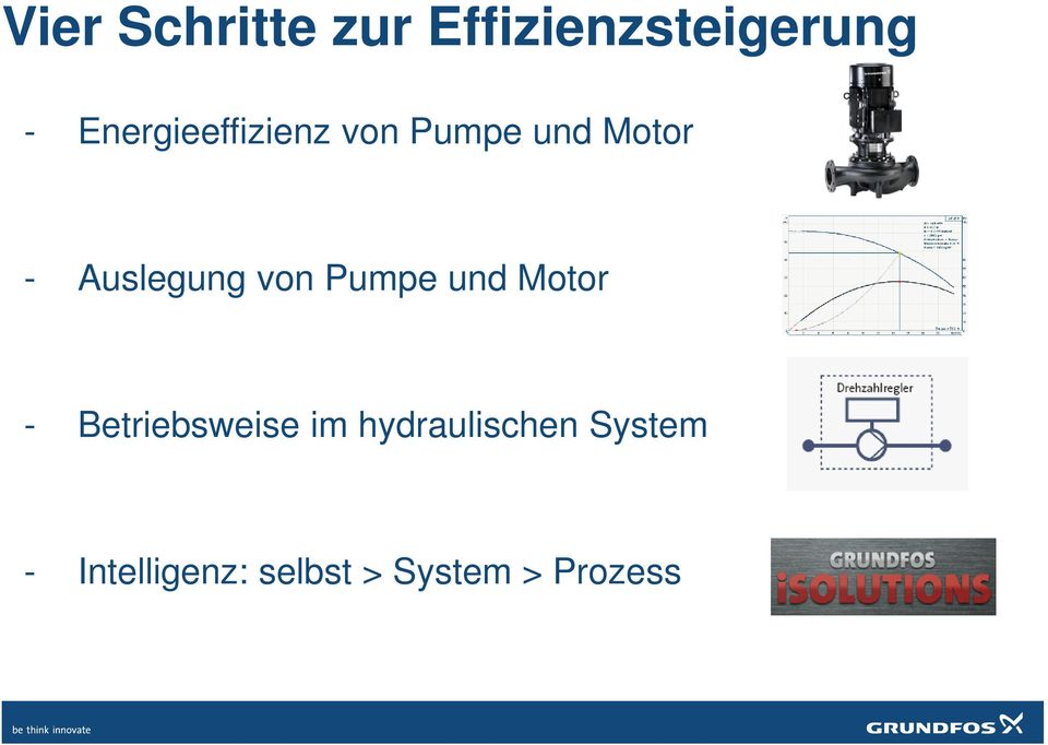 Auslegung von Pumpe und Motor - Betriebsweise