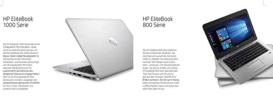 Mit einem robusten EliteBook können Sie denn es ist ohne bewegliche Teile konstruiert und dafür ausgelegt, den für Sturz, Stoss, Vibrationen und anderes mehr zu bestehen.