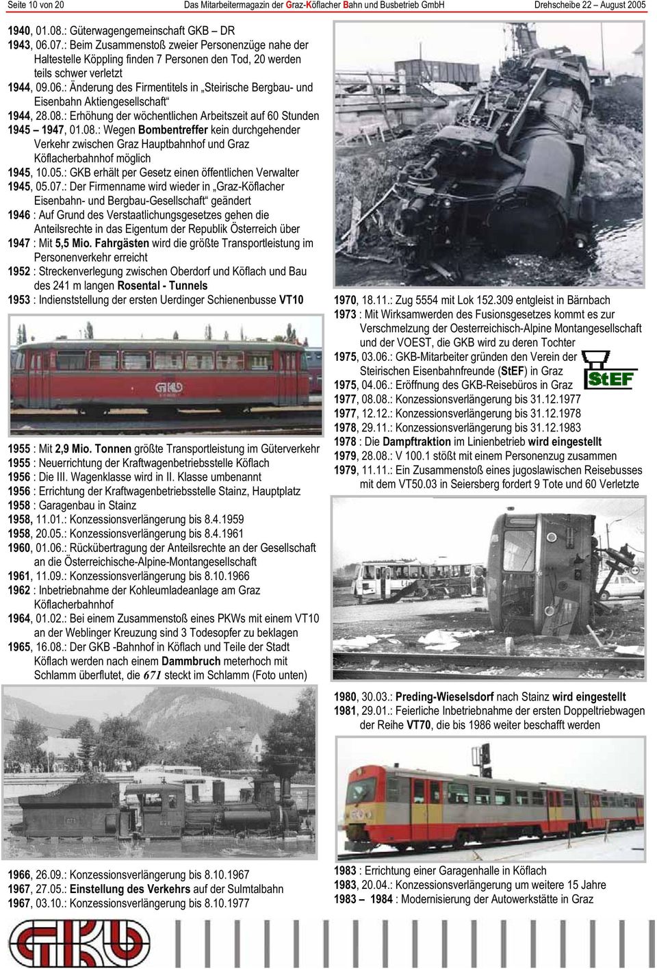 : Änderung des Firmentitels in Steirische Bergbau- und Eisenbahn Aktiengesellschaft 1944, 28.08.