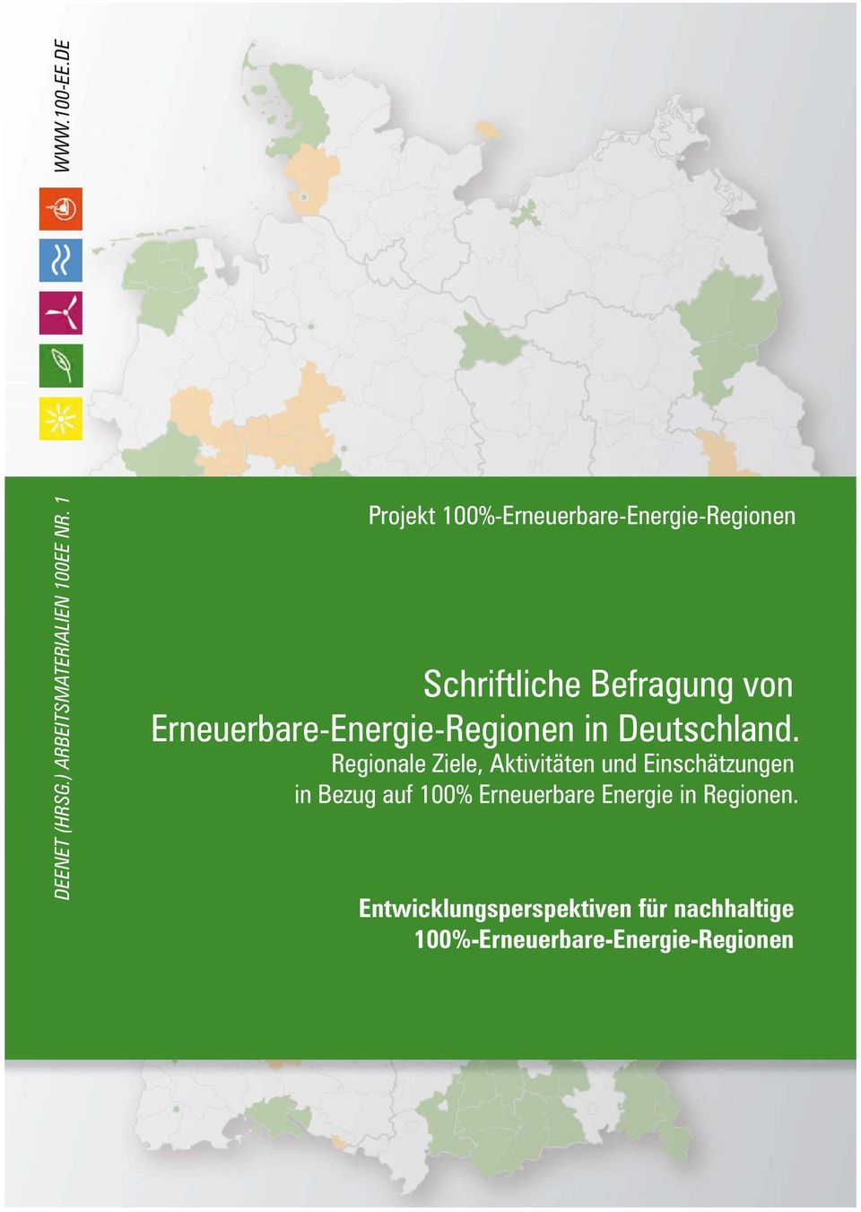 Erneuerbare-Energie-Regionen in Deutschland.