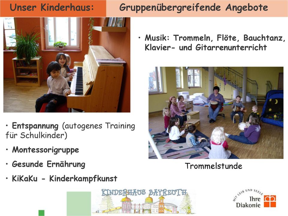 (autogenes Training für Schulkinder) Montessorigruppe