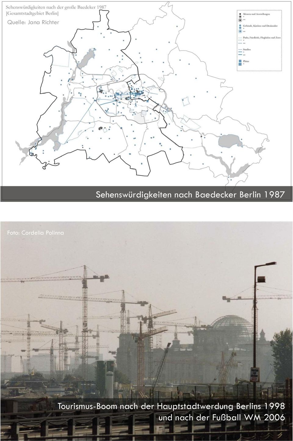 Berlin 1987 Tourismus-Boom nach der