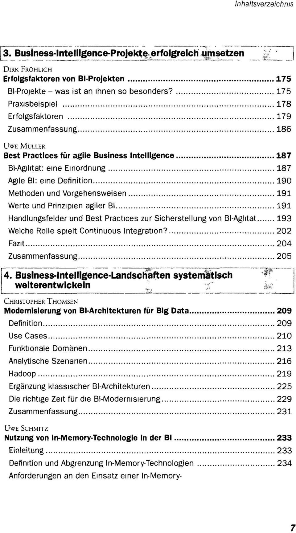 und Vorgehensweisen 191 Werte und Prinzipien agiler Bl 191 Handlungsfelder und Best Practices zur Sicherstellung von Bl-Aglitat 193 Welche Rolle spielt Continuous Integration?