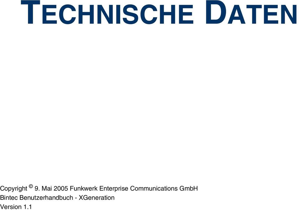 Communications GmbH Bintec