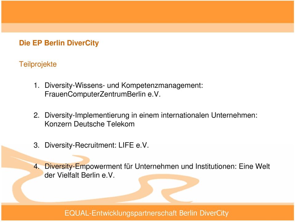 Diversity-Implementierung in einem internationalen Unternehmen: Konzern Deutsche