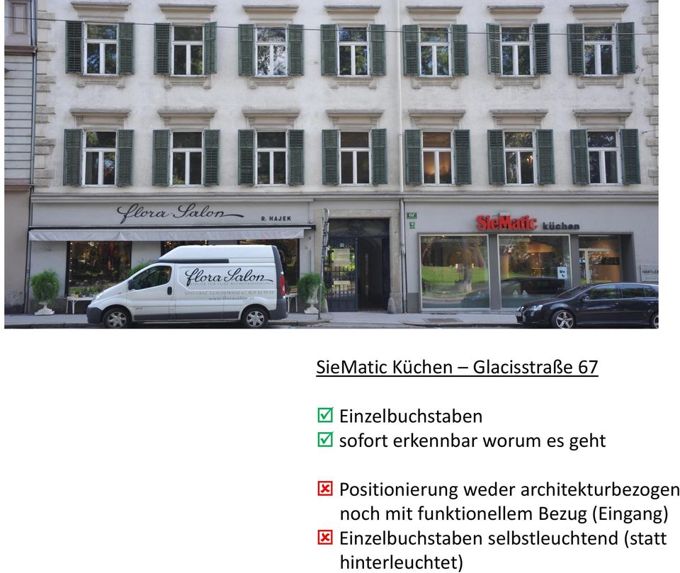 architekturbezogen noch mit funktionellem Bezug