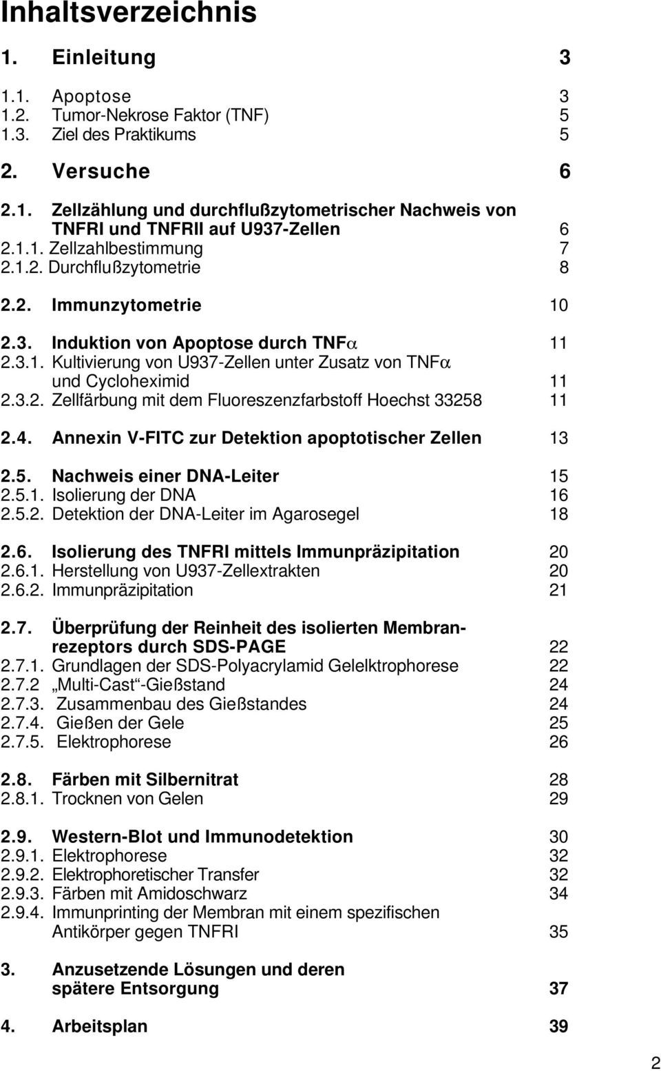 3.2. Zellfärbung mit dem Fluoreszenzfarbstoff Hoechst 33258 11 2.4. Annexin V-FITC zur Detektion apoptotischer Zellen 13 2.5. Nachweis einer DNA-Leiter 15 2.5.1. Isolierung der DNA 16 2.5.2. Detektion der DNA-Leiter im Agarosegel 18 2.