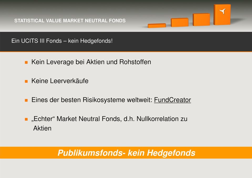 Eines der besten Risikosysteme weltweit: FundCreator Echter