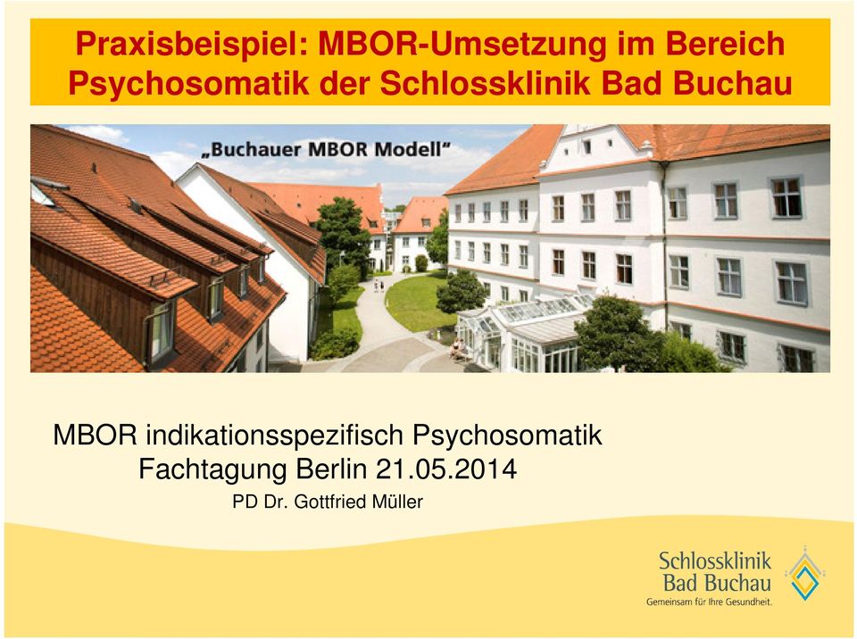 MBOR indikationsspezifisch Psychosomatik