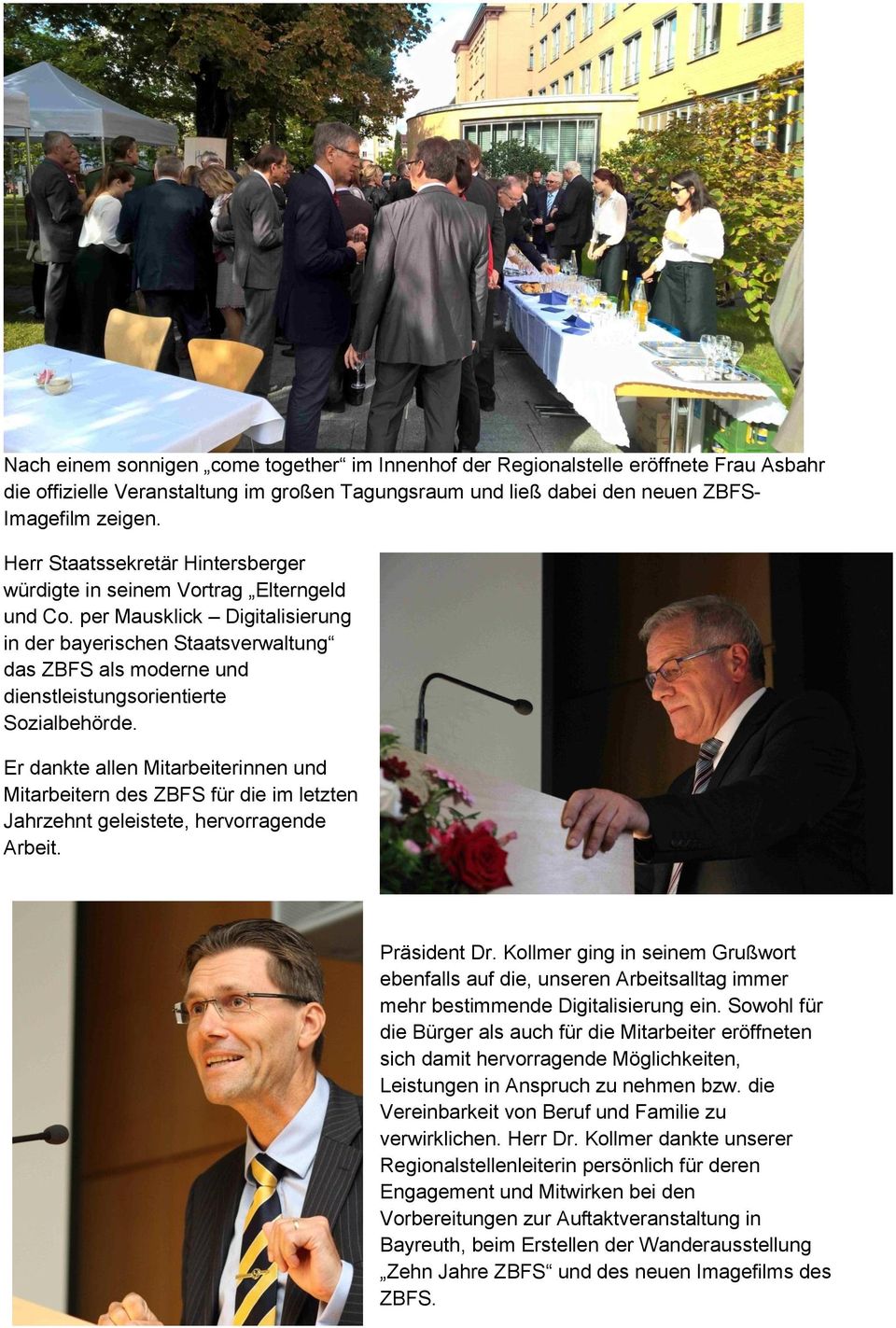 per Mausklick Digitalisierung in der bayerischen Staatsverwaltung das ZBFS als moderne und dienstleistungsorientierte Sozialbehörde.