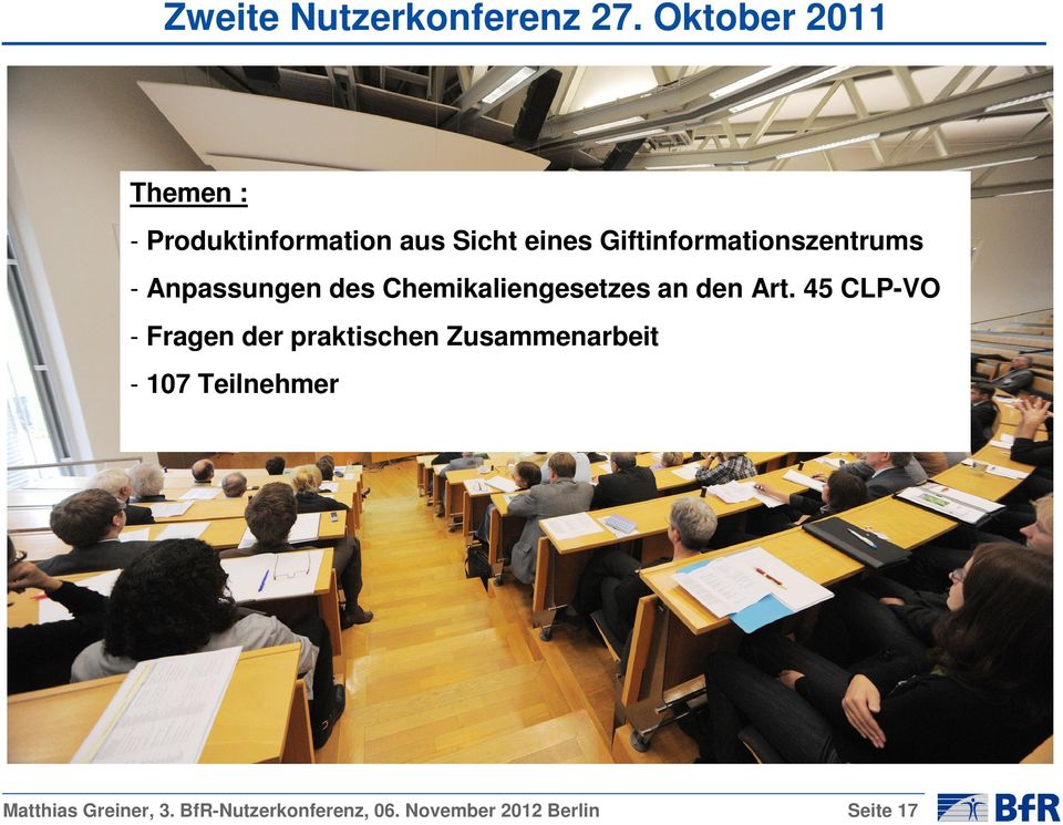 Giftinformationszentrums - Anpassungen des Chemikaliengesetzes an den Art.