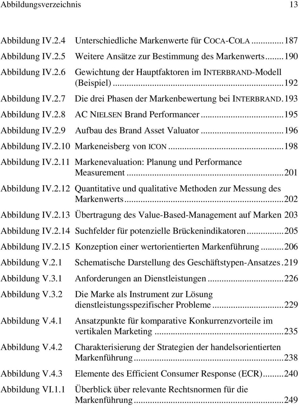 ..196 Abbildung IV.2.10 Markeneisberg von ICON...198 Abbildung IV.2.11 Markenevaluation: Planung und Performance Measurement...201 Abbildung IV.2.12 Quantitative und qualitative Methoden zur Messung des Markenwerts.