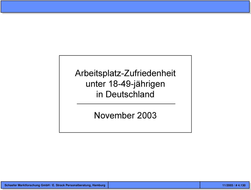November 2003 Schaefer