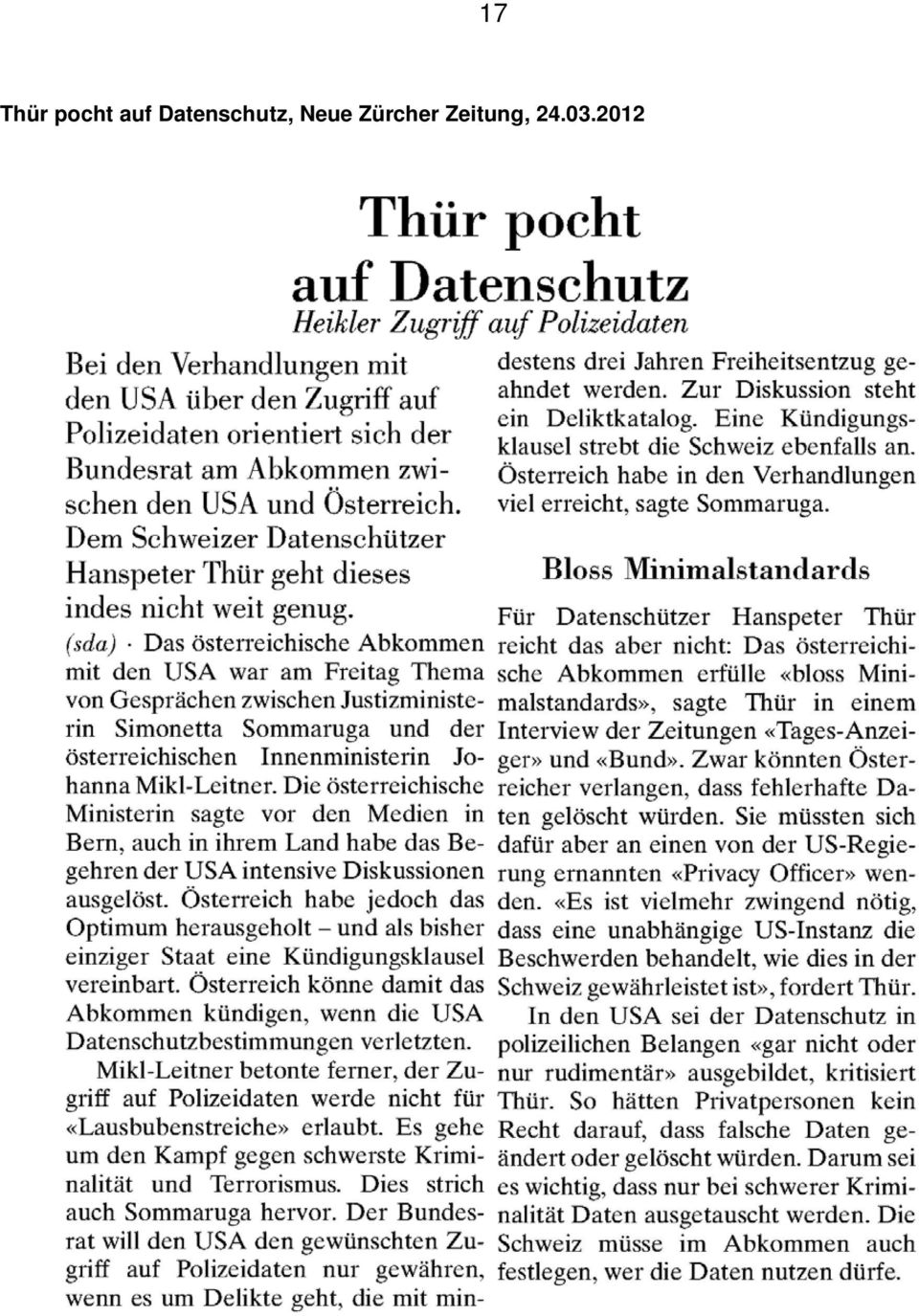 Datenschutz,