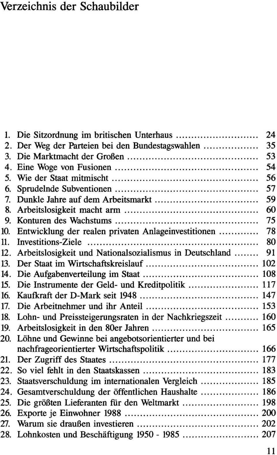 Entwicklung der realen privaten Anlageinvestitionen... 78 11. Investitions-Ziele... 80 12. Arbeitslosigkeit und Nationalsozialismus in Deutschland... 91 13. Der Staat im Wirtschaftskreislauf... 102 14.