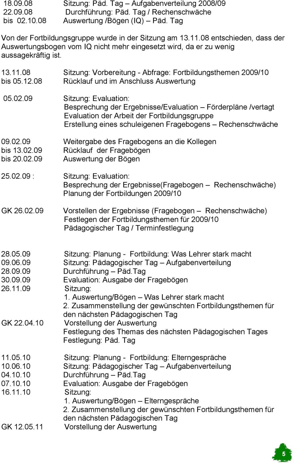 08 Rücklauf und im Anschluss Auswertung 05.02.