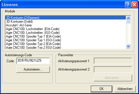 2.4 OPTIONAL Manuelle Lizenzeingabe DCAMCUT Regulär wird die Lizenzdatei, zur Freischaltung der Erodierfunktionalität, während der Installation von DCAM- CUT abgefragt.