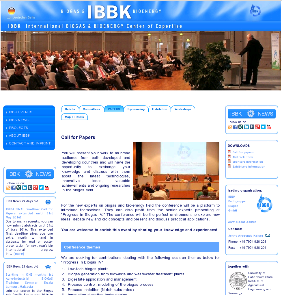 Über uns: IBBK Fachgruppe Biogas