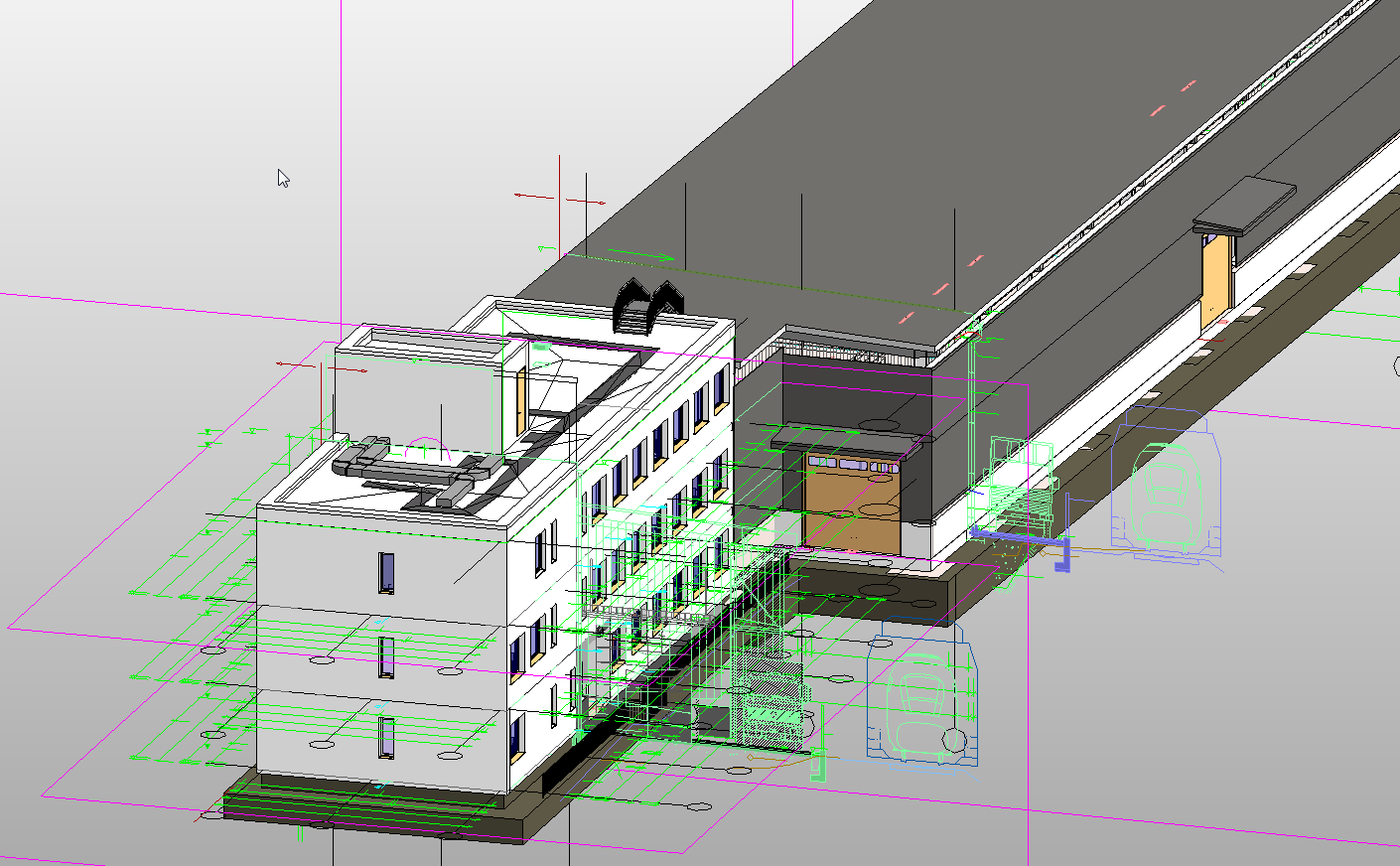 Neue Lagerlogistik Dortmund-Spähenfelde Erstellung eines Gebäudemodelles Arbeitsablauf Sichtung und