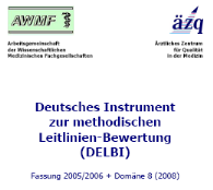 Qualität von Leitlinien im Register der AWMF: Grundlagen AWMF REGELWERK online: www.