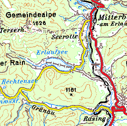 : 0,5 km Maximale Tiefe: 38 m Mittlere Tiefe: 21 m Volumen: 15,1 Mio m 3 Wassererneuerungszeit (theoretisch): 1,5 Jahre Durchmischung: holomiktisch, dimiktisch Abfluss MQ: 0,3 m 3 s 1 Zufluss: Erlauf