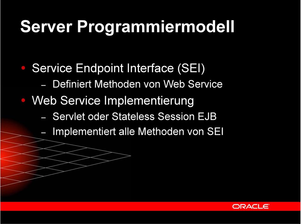 Service Web Service Implementierung Servlet