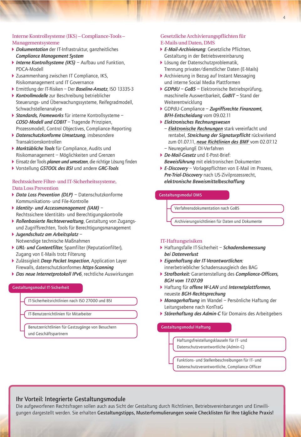 Steuerungs- und Überwachungssysteme, Reifegradmodell, Schwachstellenanalyse Standards, Frameworks für interne Kontrollsysteme COSO-Modell und COBIT Tragende Prinzipien, Prozessmodell, Control