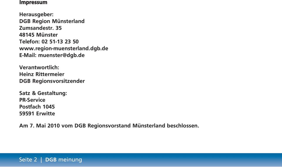 de E-Mail: muenster@dgb.