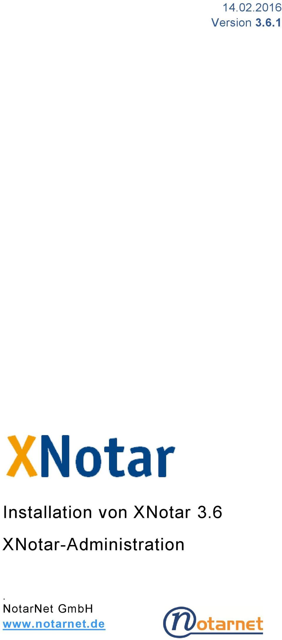 1 Installation von XNotar