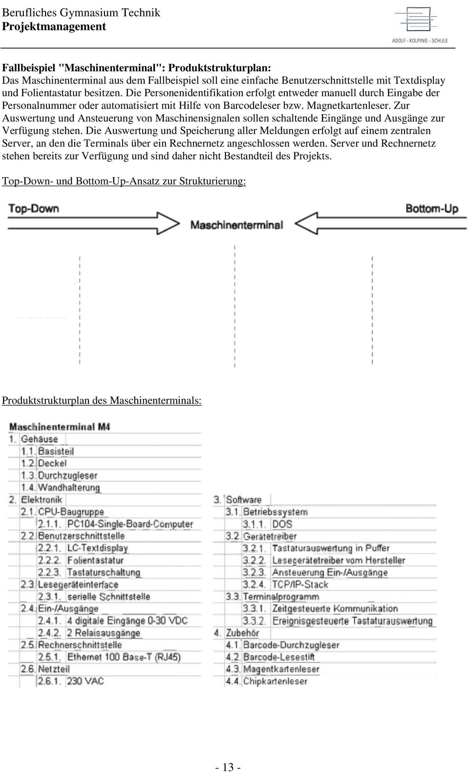 Zur Auswertung und Ansteuerung von Maschinensignalen sollen schaltende Eingänge und Ausgänge zur Verfügung stehen.